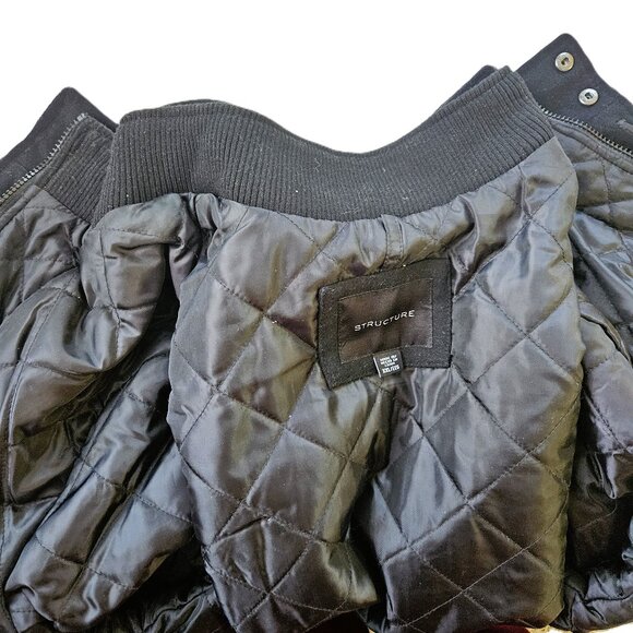 Vintage Structure Men's Wool Blend Heavly Lined Outdoor Pea Coat Size XXL/EEG - Picture 11 of 11